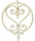 Cream Metal Towel Ri
