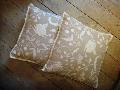 Embroidered Linen Cu
